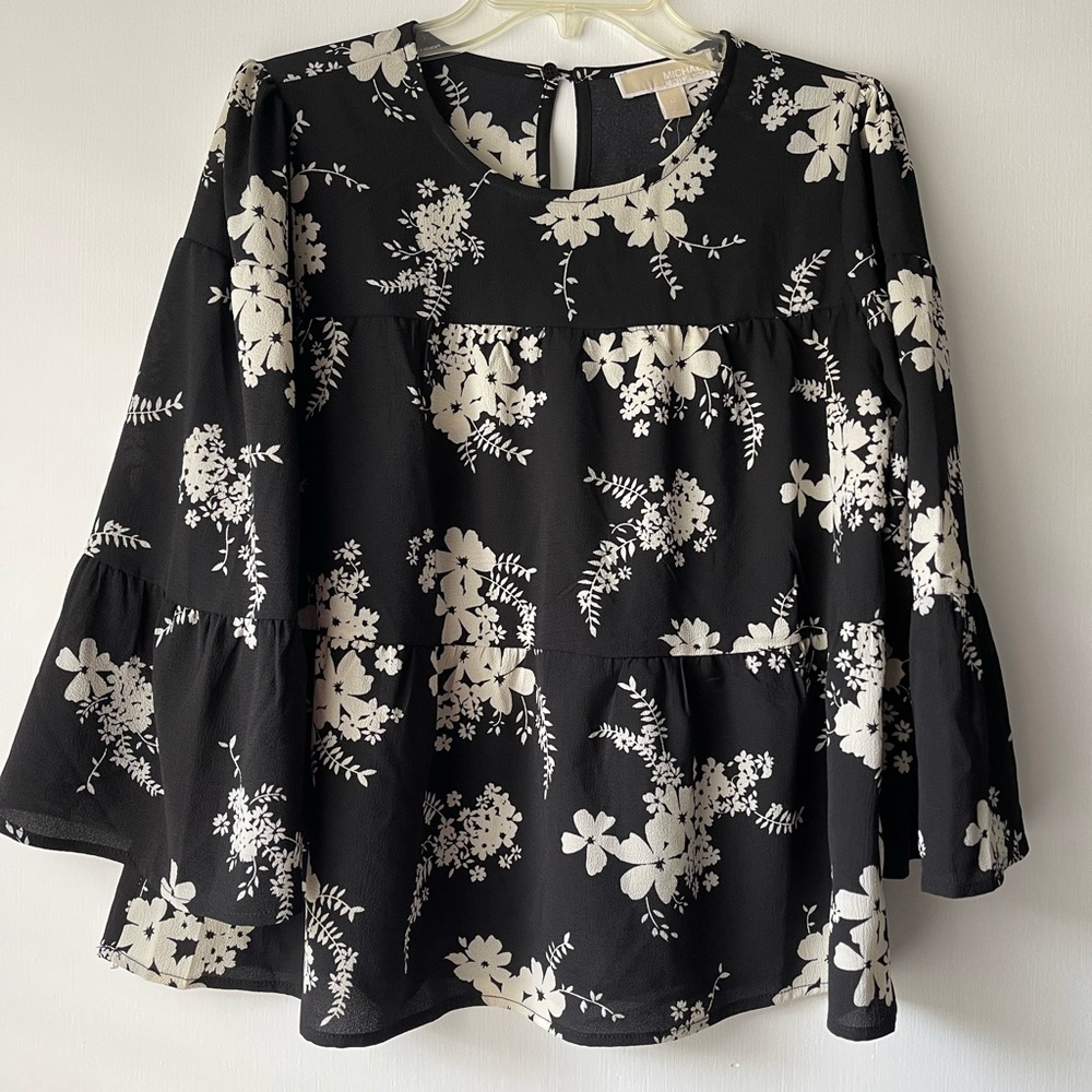Michael Kors lightweight peplum top
